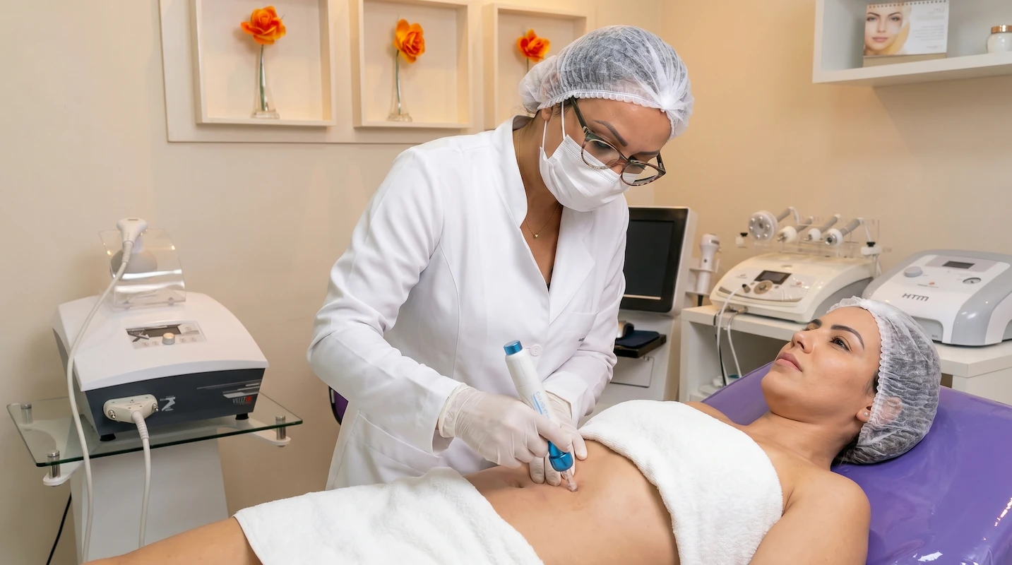Intradermoterapia pressurizada sem agulhas realizada em Mogi das Cruzes